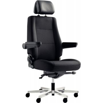 Fauteuil 24h tissu noir