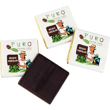 Carton 250 carrés de chocolat Noir 4.5G
