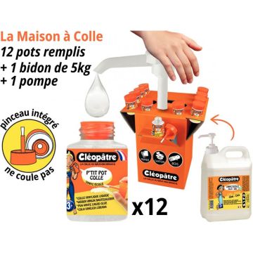Kit maison colle de 5kg + 12 pots de 50g