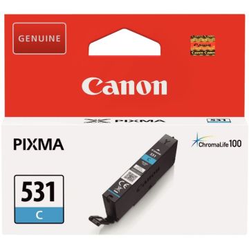Canon 531 cartouche jet d'encre cyan authentique (CLI531C)