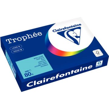 Carton de 3 ramettes de 500 feuilles format A3 80g bleu alizé