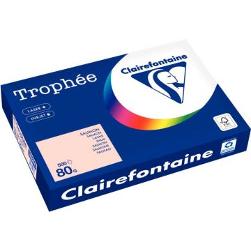 Carton de 3 ramettes de 500 feuilles format A3 80g saumon CLAIREFONTAINE