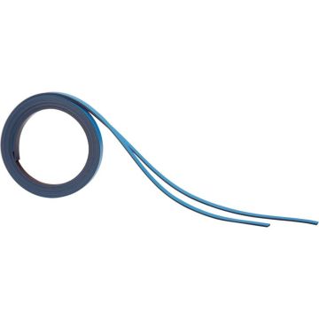 Lot de 2 bandes magnétiques 5mm x 1m bleu