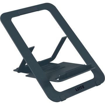 Support pour PC portable Ergo ultra plat réglable gris foncé