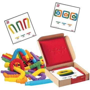 Boite de 24 fiches d'activités pour POP tubes 56691