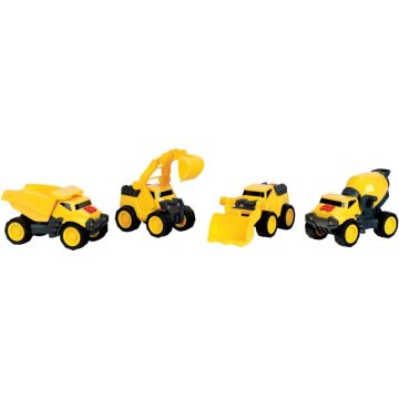 Lot de 4 engins de chantier, grands modèles
