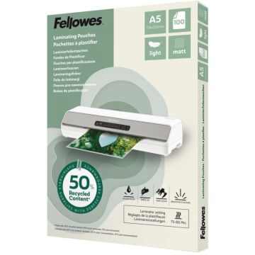 Boîte de 100 pochettes de plastification mates A5 80 microns