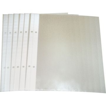 Paquet de 25 pochettes perforées en polypropylène 6/100ème, pour format 17x22 cm