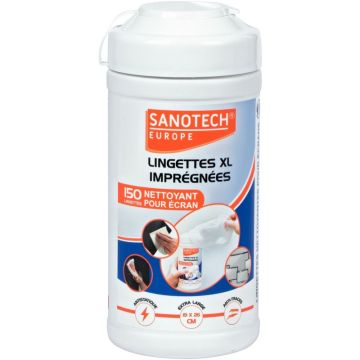 Boite de 150 grandes lingettes nettoyantes