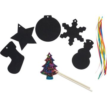 Sachet de 60 formes Noël à gratter