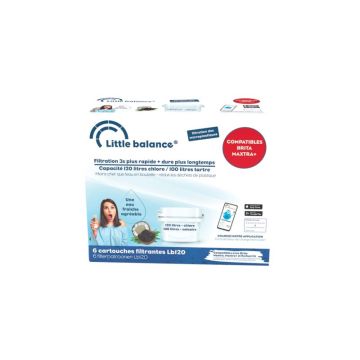 Pack 6 cartouches filtrantes pour /58373
