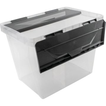 Boite de rangement ONYX 25L transparente