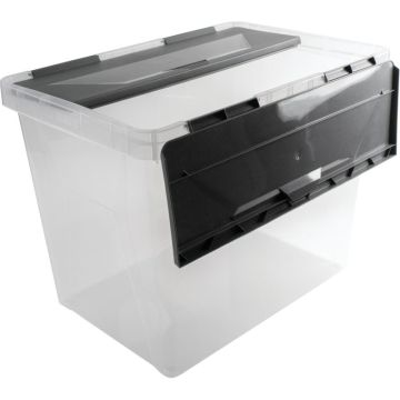 Boite de rangement ONYX 40L transparente