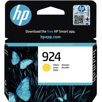 HP 924 cartouche d'encre jaune authentique (4K0U5NE)
