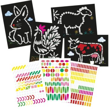 Ateliers gommettes animaux ferme