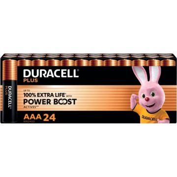 Boite 24 piles 1.5V PLUS POWERBOOST AAA / LR03 / MN2400