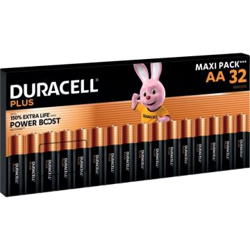 Boite 32 piles 1.5V PLUS POWERBOOST AA / LR06 / MN1500