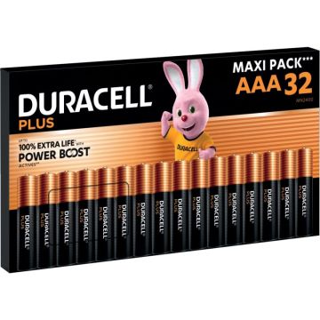 Boite 32 piles 1.5V PLUS POWERBOOST AAA / LR03 / MN2400
