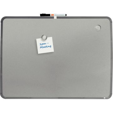 Tableau métal magnétique effaçable à sec L58xH43xEp1,6cm