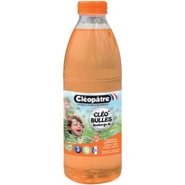 Flacon 1 litre de solution à bulles
