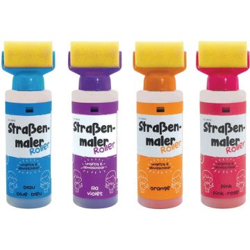 Lot de 4 applicateurs peinture craie couleurs assorties