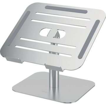 Support ordinateur portable de bureau argent