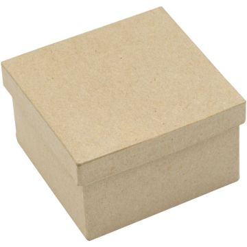 Lot de 10 boites carrées en carton 9 x 9 cm