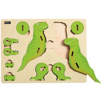 Première maquette, le tyrannosaure