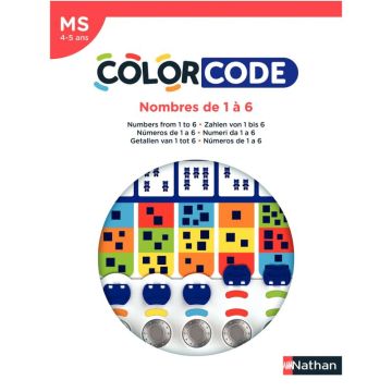 COLORCODE nombres de 1 à 6