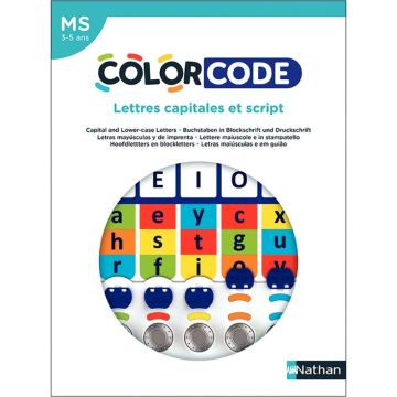 COLORCODE lettres capitales et script