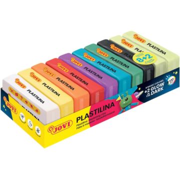 Boite de 10 pain 50grammes plastilina