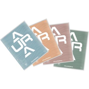 Bloc de cours 150 pages perforées format A5, ligné 8mm