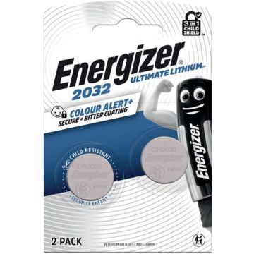 Blister 2 Piles Energizer Ultimate Lithium 2032