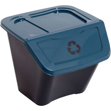 Kit 3 poubelles tri sélectif ecobin 30 litres