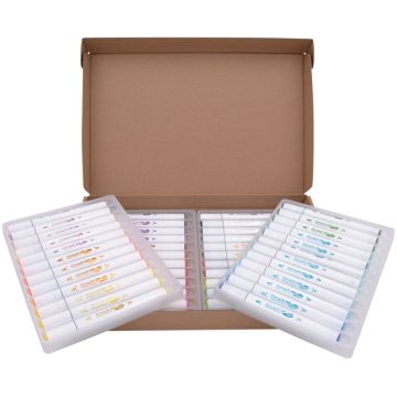 Schoolpack de 48 marqueurs Graph It assortis