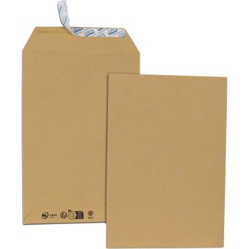 Boîte de 500 pochettes Kraft C5 90 grammes