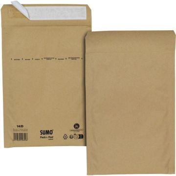 Paquet de 10 pochettes Kraft 195x265