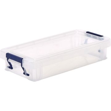 Boîte de rangement 0.75L transparente