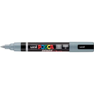 Marqueur Posca pointe moyenne Brush gris