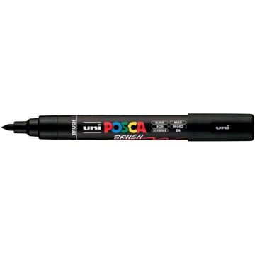 Marqueur Posca pointe moyenne Brush noir