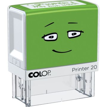 Tampon "Super très bon travail" vert