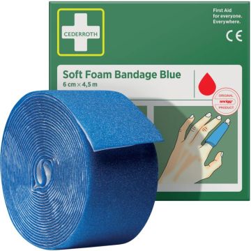Pansement auto-adhésif souple bleu