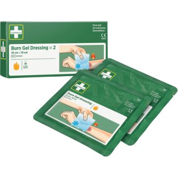 Boîte de 2 compresses pour brûlure