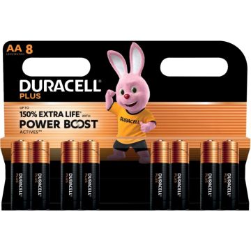 Blister 8 piles 1.5V PLUS POWERBOOST AA / LR06 / MN1500