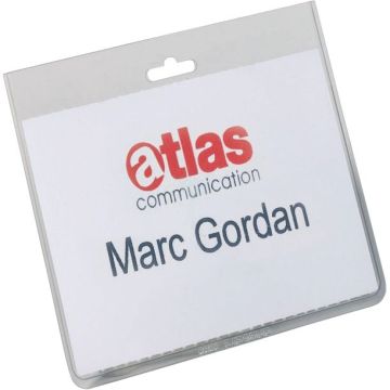 Pochette porte badge 60x90 mm avec perforation sac 5