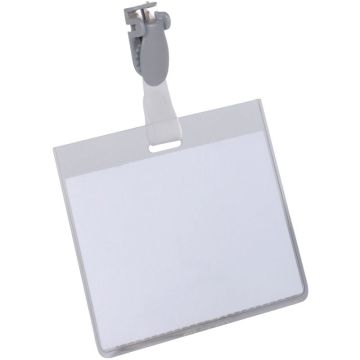 PORTE BADGE AVEC CLIP BOITE DE 50