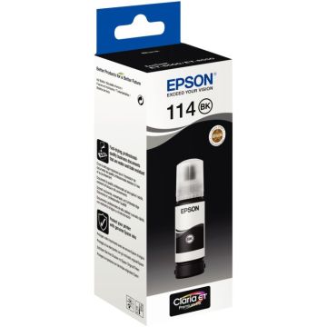 Epson 114 flacon d'encre noire authentique (T07A140)