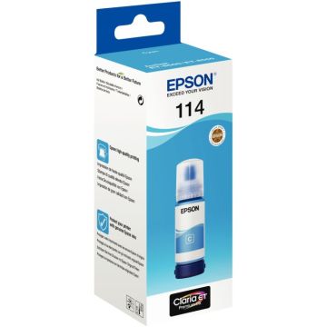 Epson 114 flacon d'encre cyan authentique (T07B240)