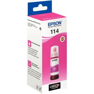 Epson 114 flacon d'encre magenta authentique (T07B340)