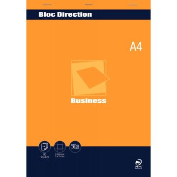Bloc direction BUSINESS, 80 feuilles format A4, papier 70g